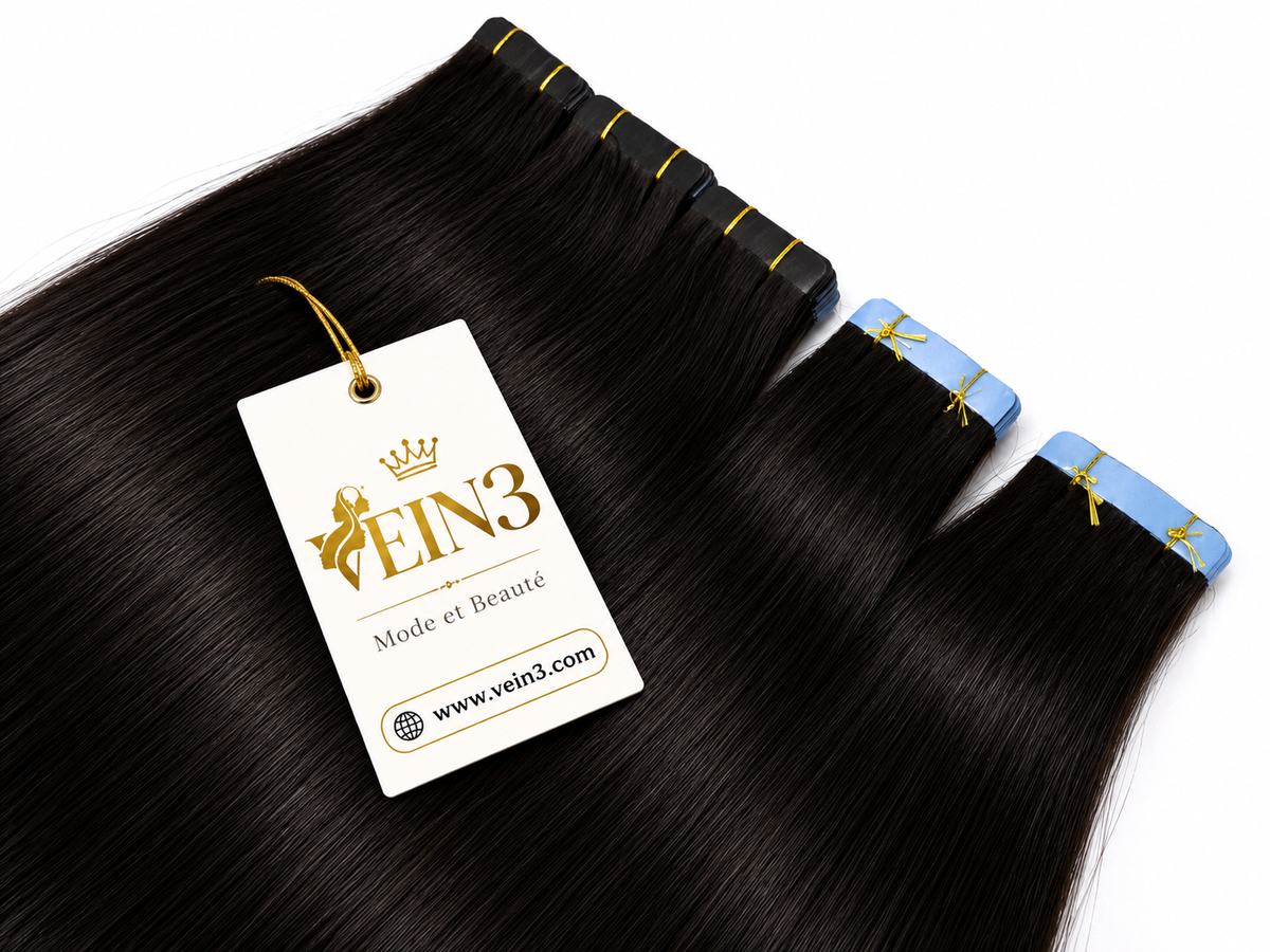 Extensions premium à bande adhésive cheveux 100% Remy indiens