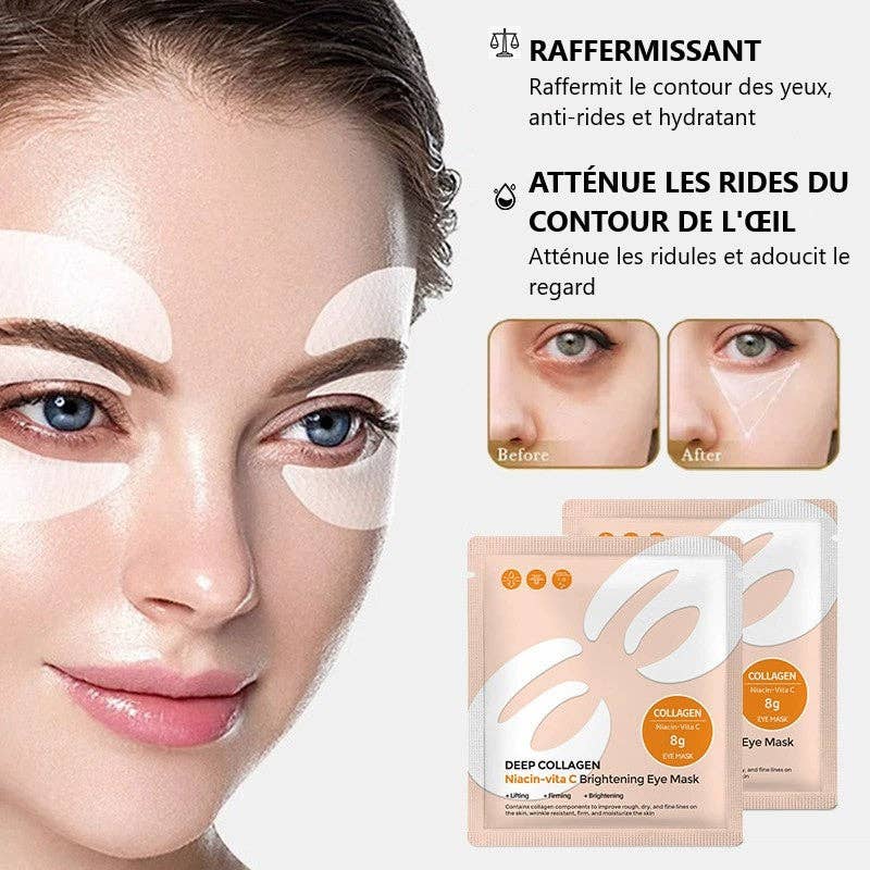 Patchs hydrogel pour les yeux au collagène