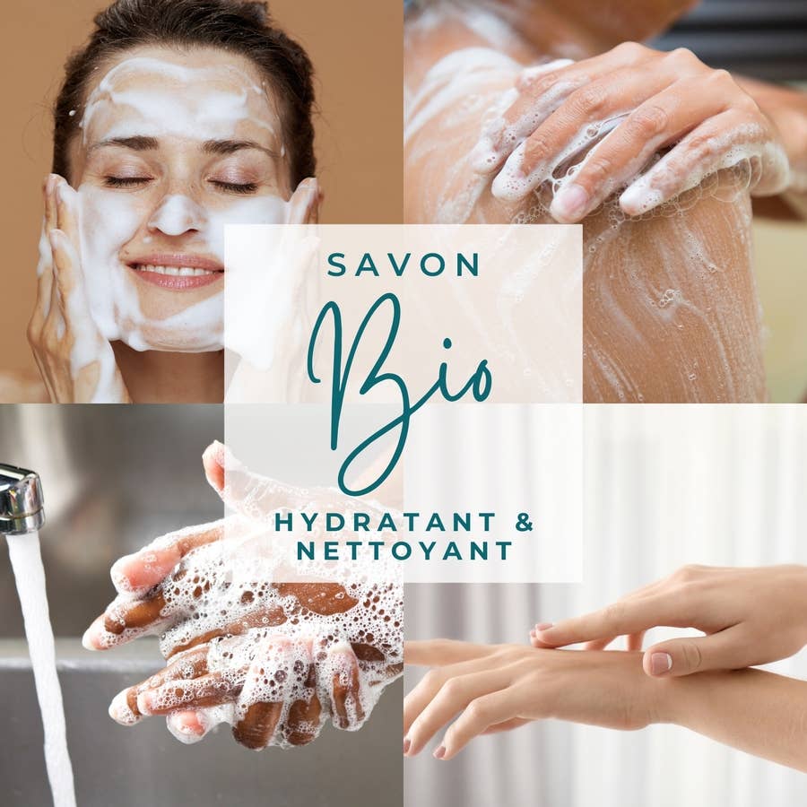 Savon Bio Artisanal Huile d'olive, Laurier Beurre de karité