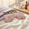 Masque pour les yeux en quartz rose